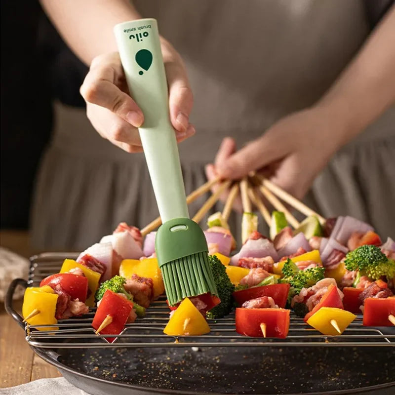 Silicone BBQ Basting Brush – Heat-Resistant Oil & Sauce Brush Silicone Basting Brush Babs