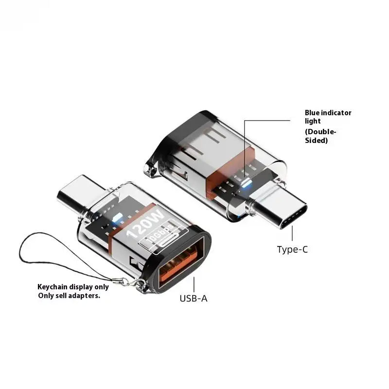 USB 3.2 to USB-C OTG Adapter – 120W & 10Gbps Fast Transfer USB-C OTG Adapter Babs D