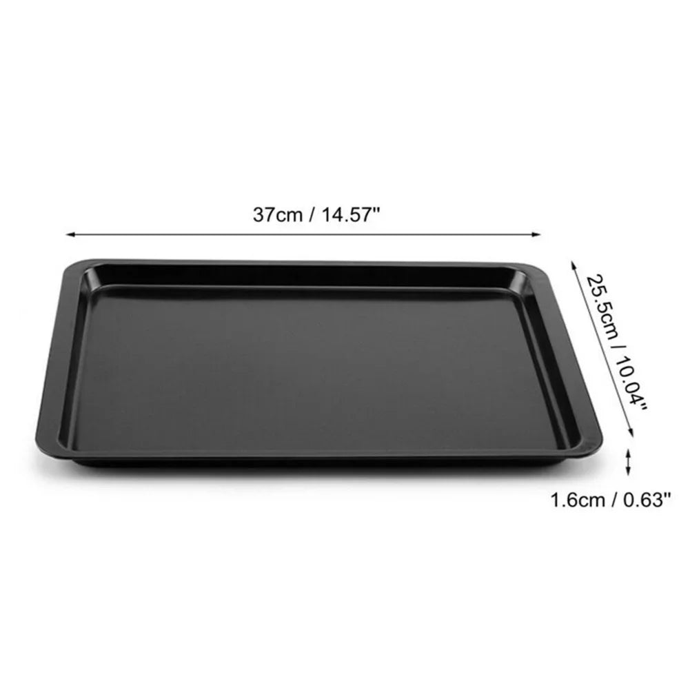 14-Inch Non-Stick Carbon Steel Rectangle Baking Tray Pan Non-Stick Baking Pan Babs