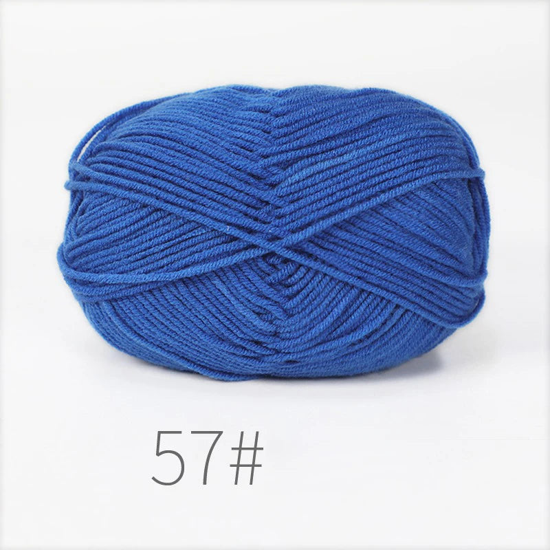 10 Balls 500g Soft Milk Cotton Yarn for Knitting & Crochet