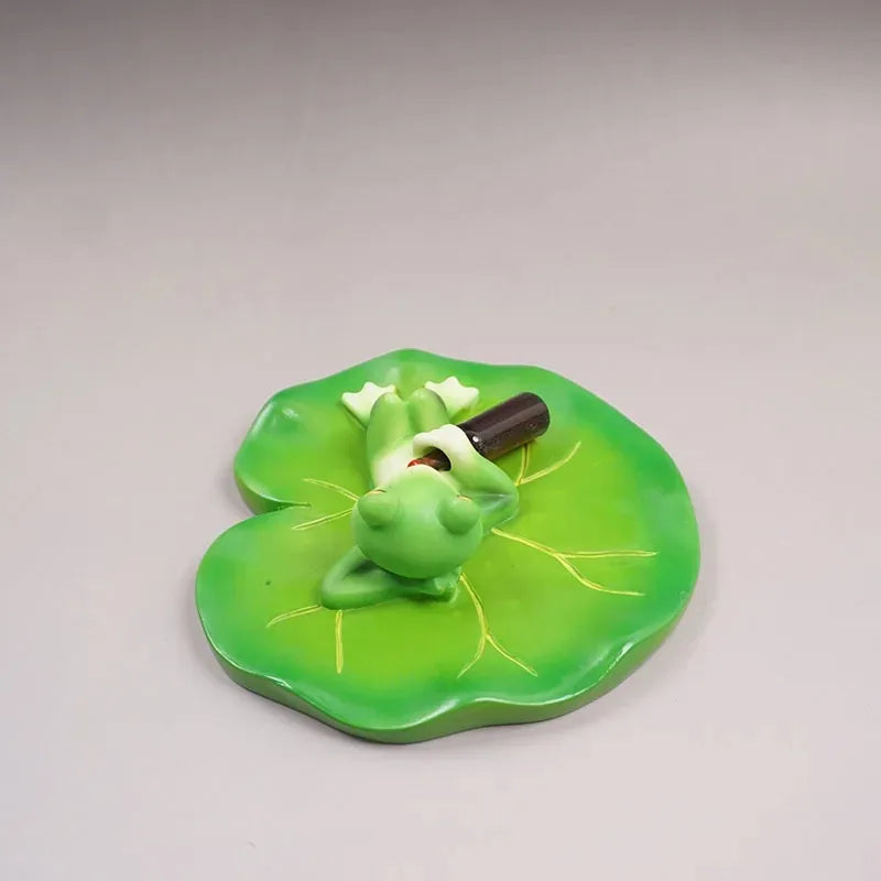 Floating Frog Pond Ornament | Resin Garden Decor Figurine Garden Frog Ornament Babs