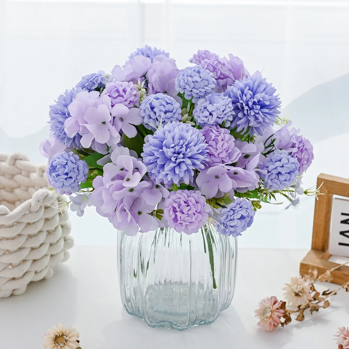 Silk Hydrangea Artificial Flowers – Bridal Bouquet & Home Décor Artificial Silk Flowers Babs
