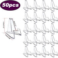 Acrylic Triangle Display Stands for Coins, Cards & Photos Acrylic Display Stand Babs 50pcs