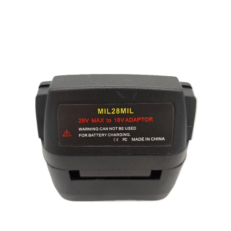 Milwaukee M28 to M18 Battery Adapter Converter MIL28MIL Battery Adapter Babs