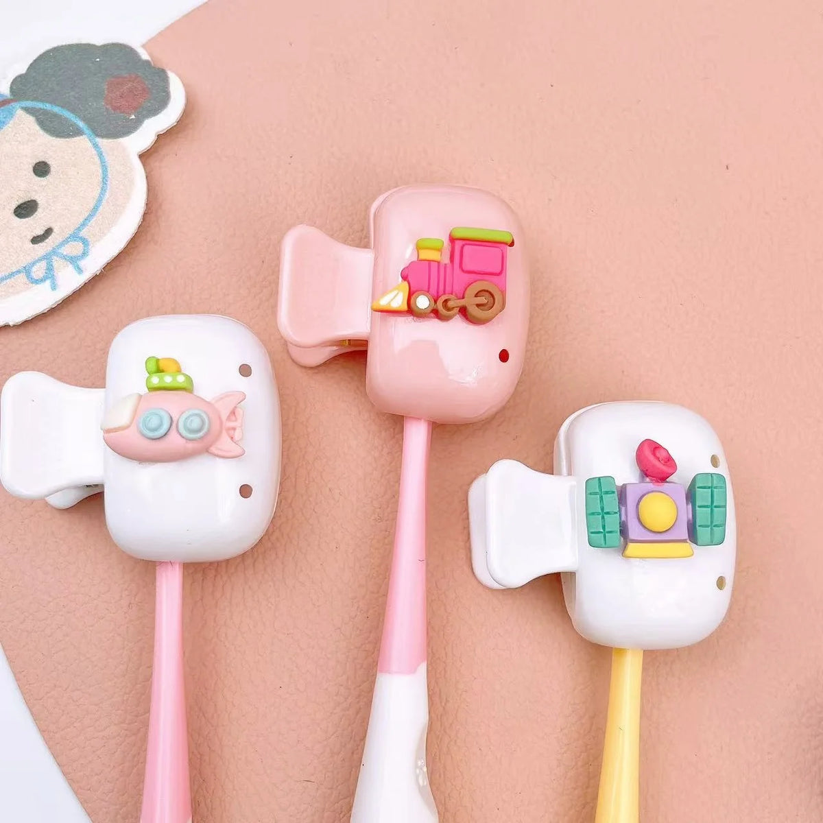 Vehicle Cartoon Toothbrush Holder | Travel & Home Organizer Toothbrush Holder Babs
