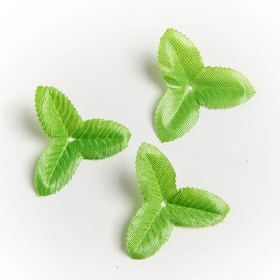 Silk Green Leaf Artificial Flowers for Wedding & Home Decor Artificial Silk Leaves Babs Style 2 6CM 100PCS