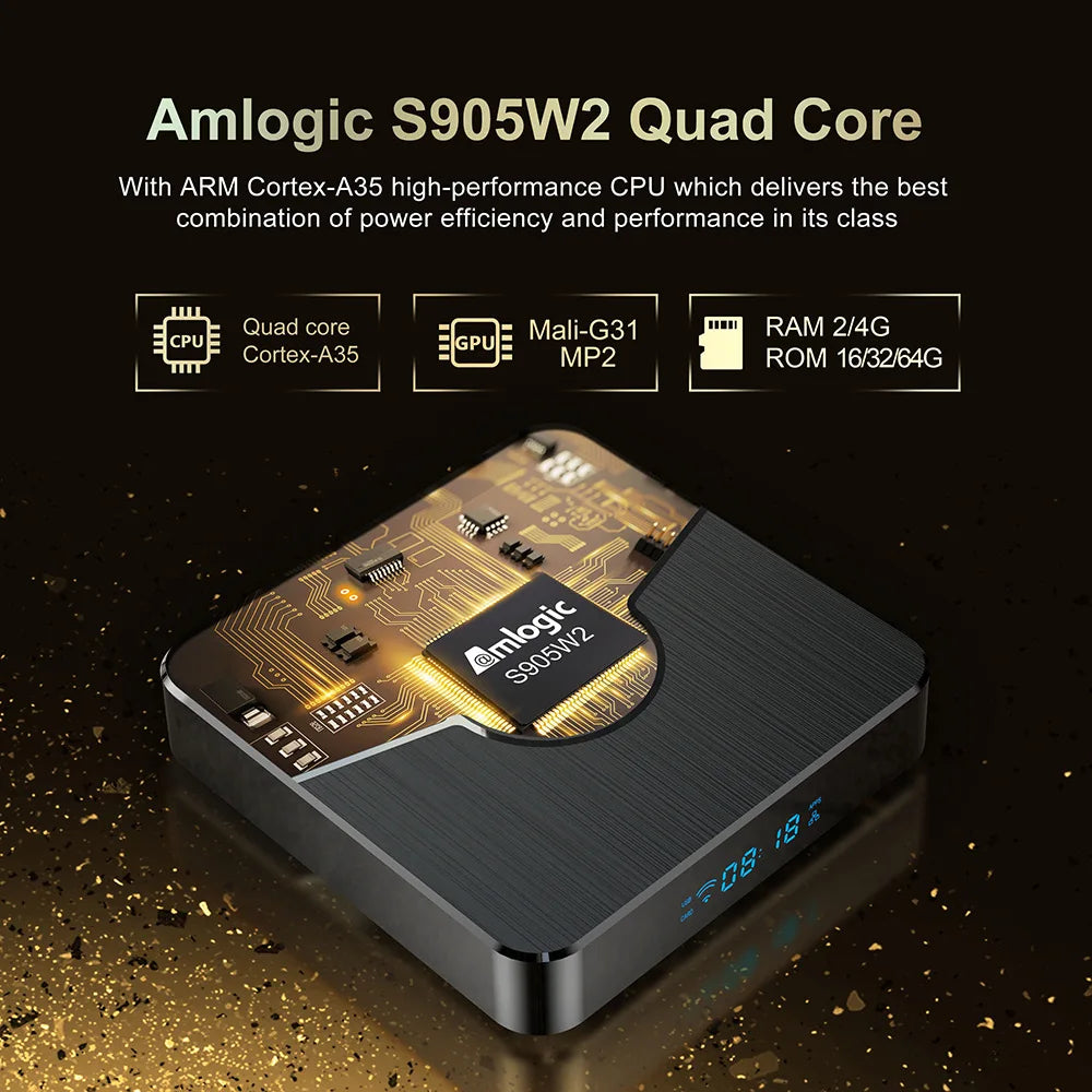 X98 Plus Android 11 TV Box 4K HDR10+ Amlogic S905W2 Dual WiFi Android TV Box Babs