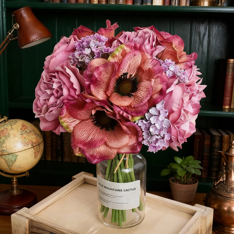 Silk Artificial Peony Flower for Home Decor & Weddings Artificial Flowers Babs