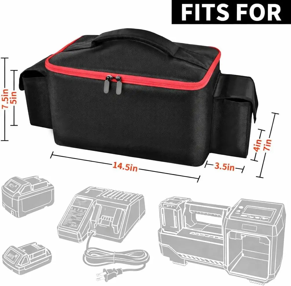 Milwaukee M18 Inflator Carrying Bag | Oxford Tool Storage Case Tool Carrying Bag Babs