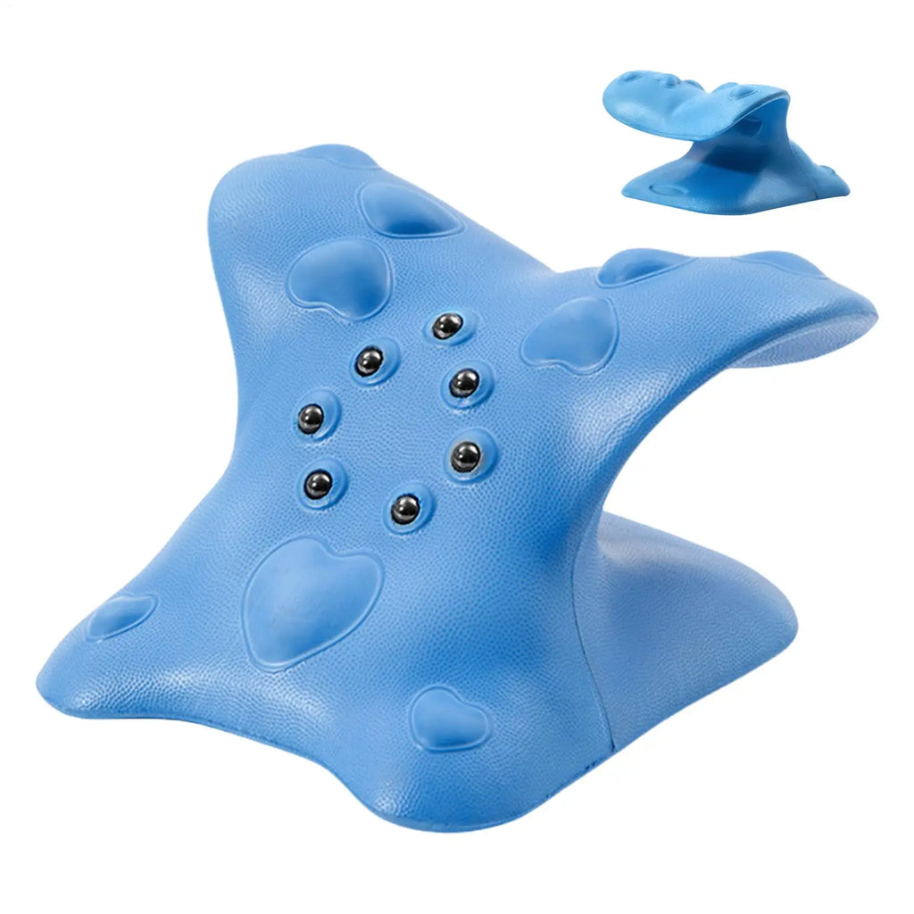C-Shape Neck Stretcher & Shoulder Relaxer Massage Pillow Neck Stretcher Pillow Babs