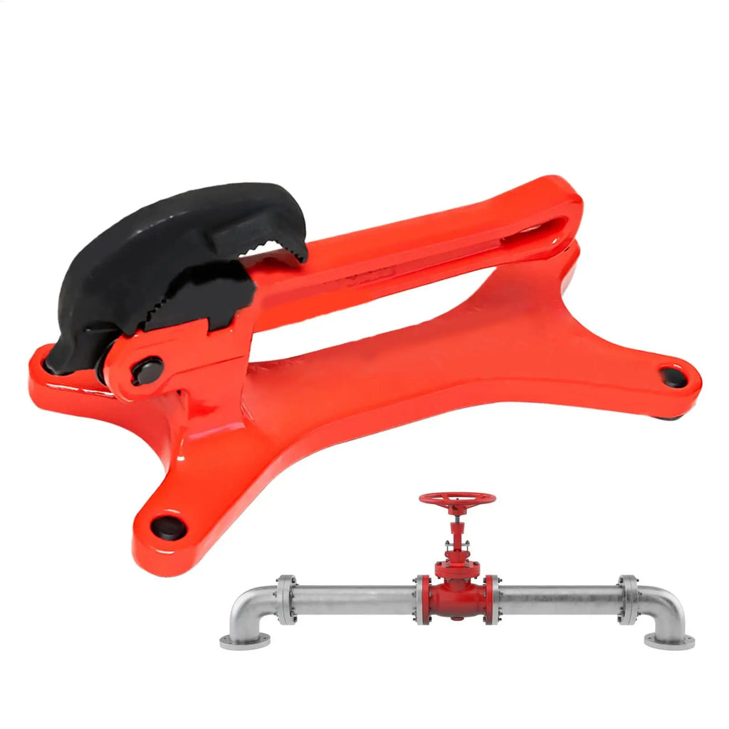 Manual Pipe Clamp Spring-Loaded Jaw | Valve & Pipeline Tool Pipe Clamp Tool Babs