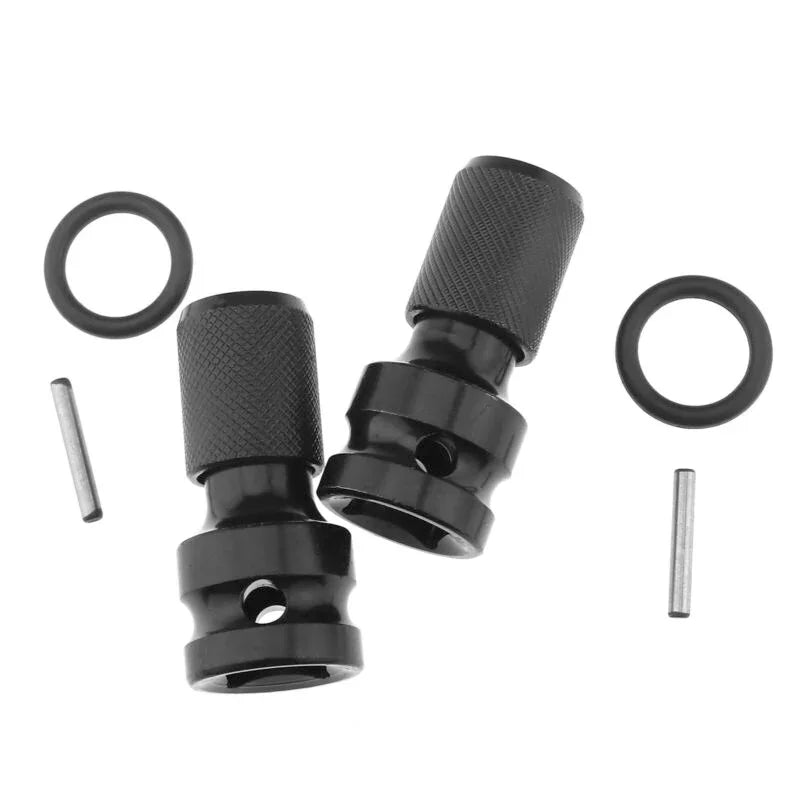 Impact Wrench to Drill Adapter 1/2" to 1/4" Hex Bit Converter Power Tool Adapter Babs