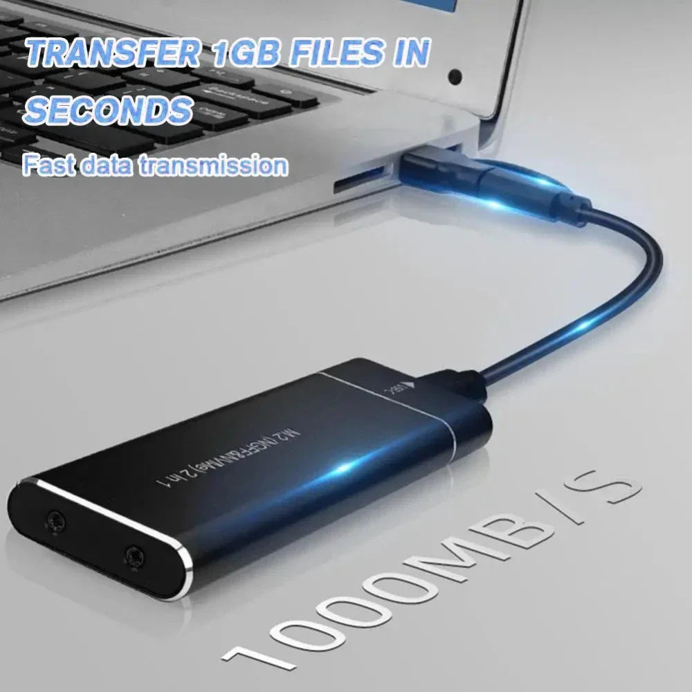 M.2 NVMe SATA SSD Enclosure 10Gbps USB-C Dual Protocol SSD Enclosure Babs