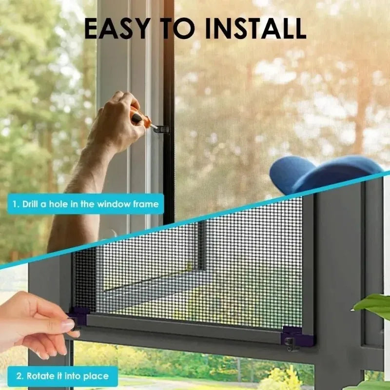 Plastic Window Screen Clips for Mosquito Net – Easy Fixing Clamps Window Screen Clips Babs