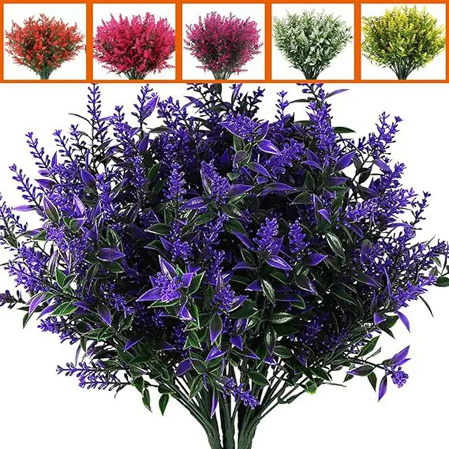 Artificial Lavender Bouquet – Fake Flowers for Home & Wedding Artificial Flowers Babs