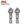 6-Blade Hex Shank Countersink Drill Bit – Carbon Steel Wood Countersink Drill Bit Babs 2PCS