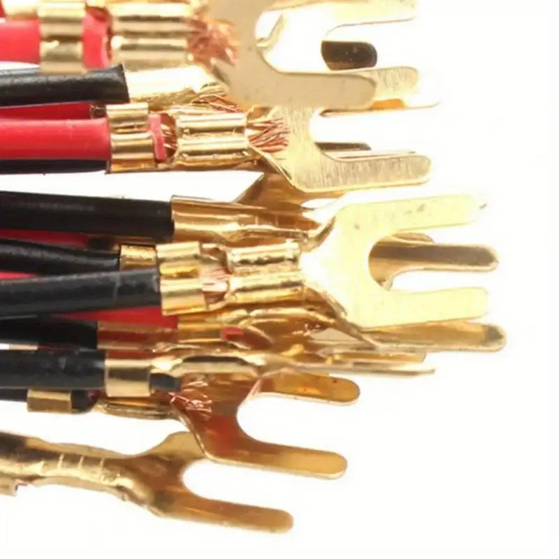 10Pcs U-Shaped Battery Bulb Holder Crocodile Clip Wire Connectors Lab Wire Connectors Babs