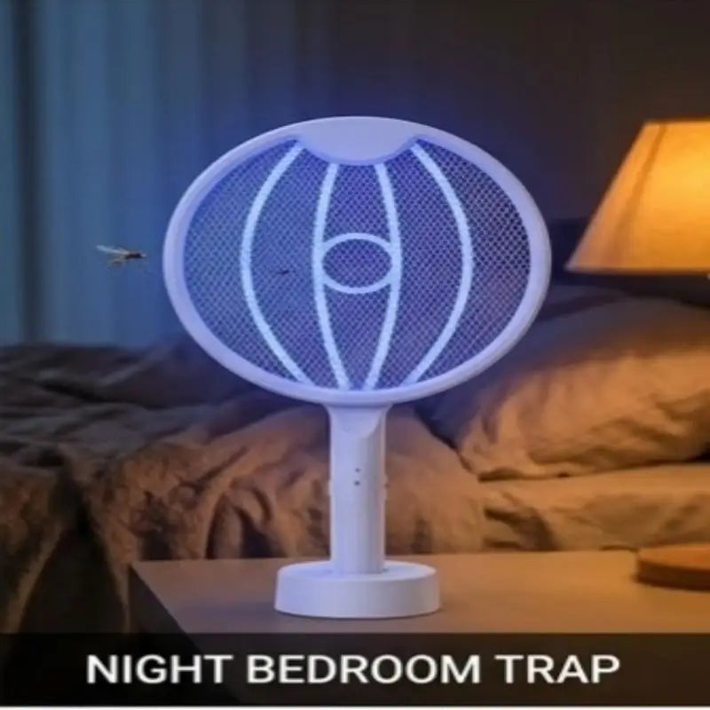 4-in-1 Electric Mosquito Swatter UV Killer USB Rechargeable Electric Bug Zapper Babs
