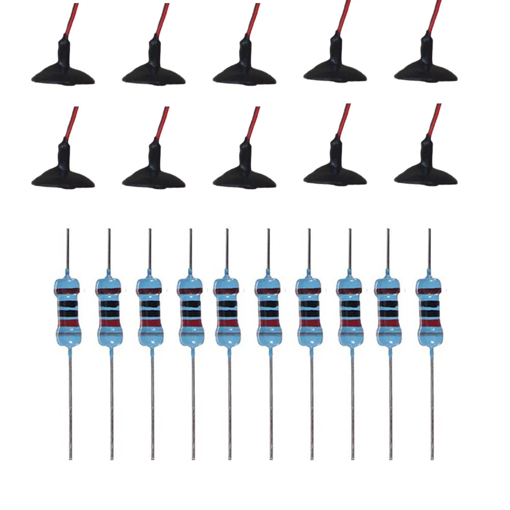 10Pcs HO/OO Scale LED Street Light Posts – Model Railway Lamps Model Railway Lights Babs