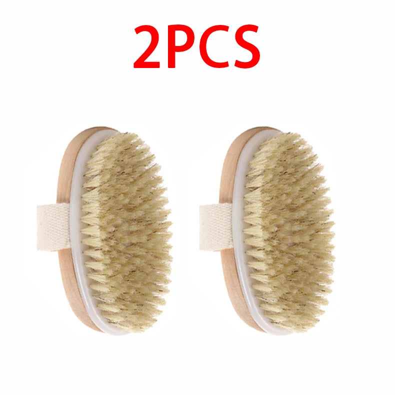 Handheld Back Shower Brush – Body Exfoliating & Massage Body Exfoliating Brush Babs 2pcs-A