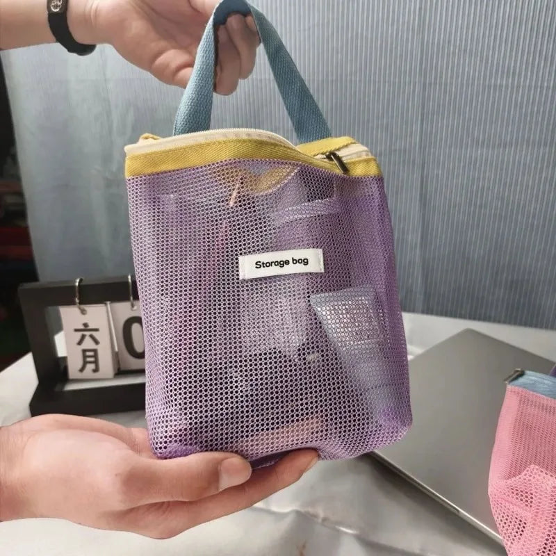Waterproof Mesh Toiletry Bag – Travel Cosmetic Organizer Travel Toiletry Bag Babs