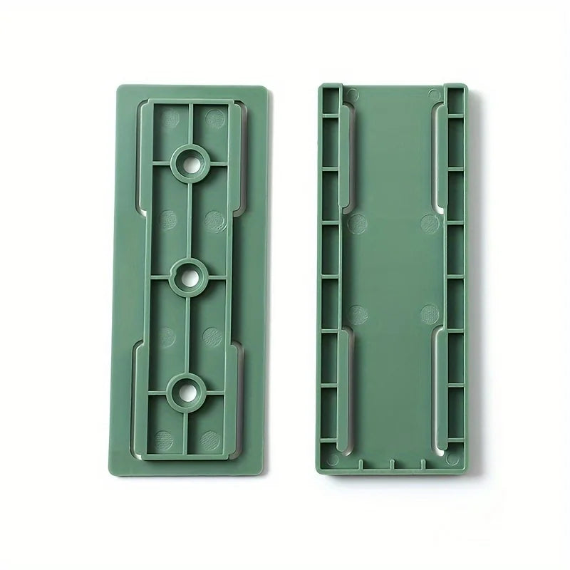 3-Pack No-Drill Power Strip Holder & Wall Socket Sticker Fixer Adhesive Strip Holder Babs