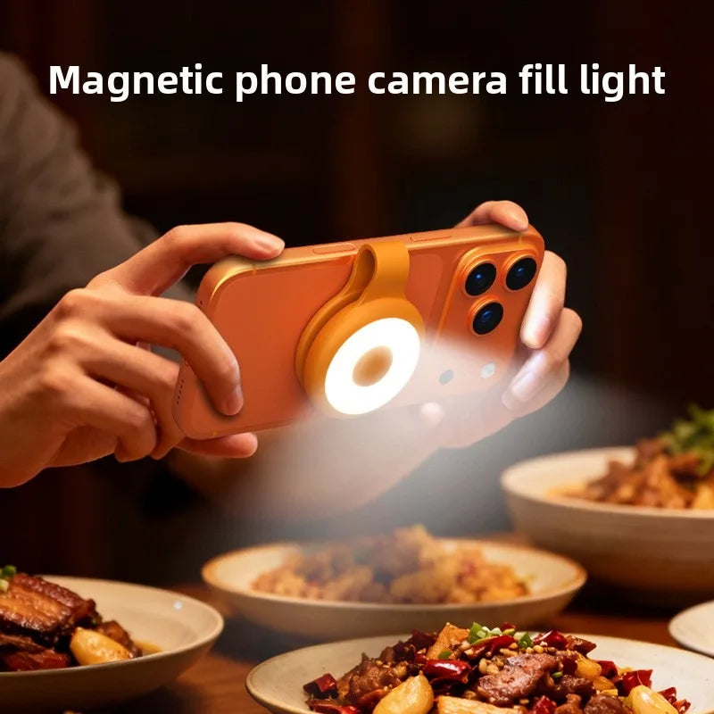 Magnetic Phone Fill Light | 3-Color LED for Streaming & Photography LED Fill Light Babs