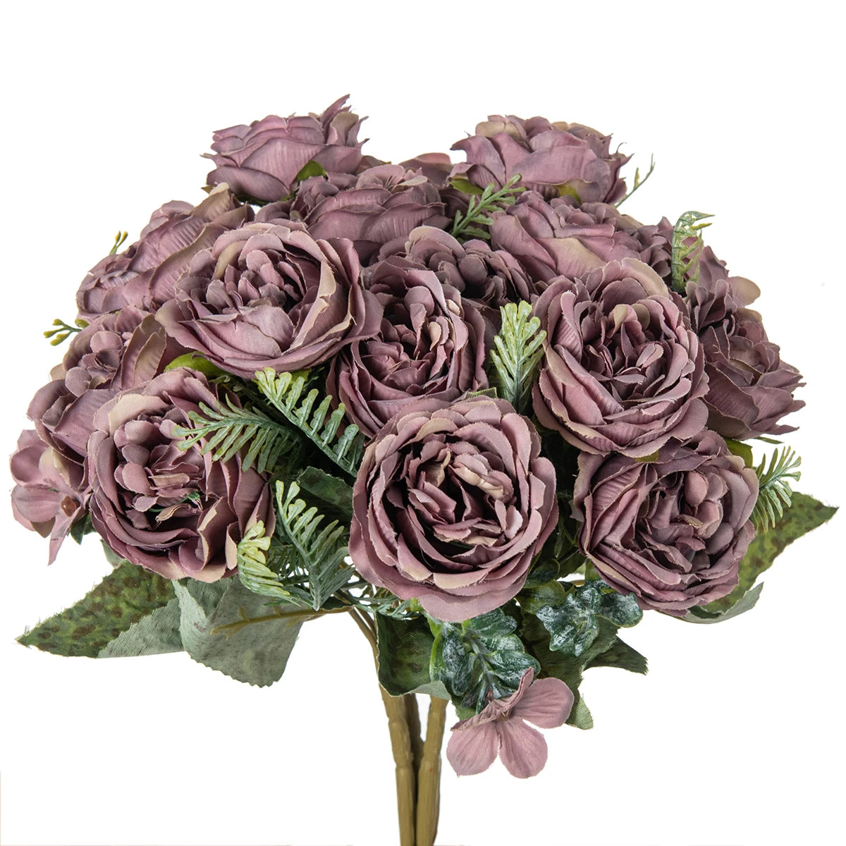 Silk Peony Wreath – Fade-Resistant Artificial Flowers 2–4 Pcs Artificial Flower Wreath Babs Purple 2 pcs