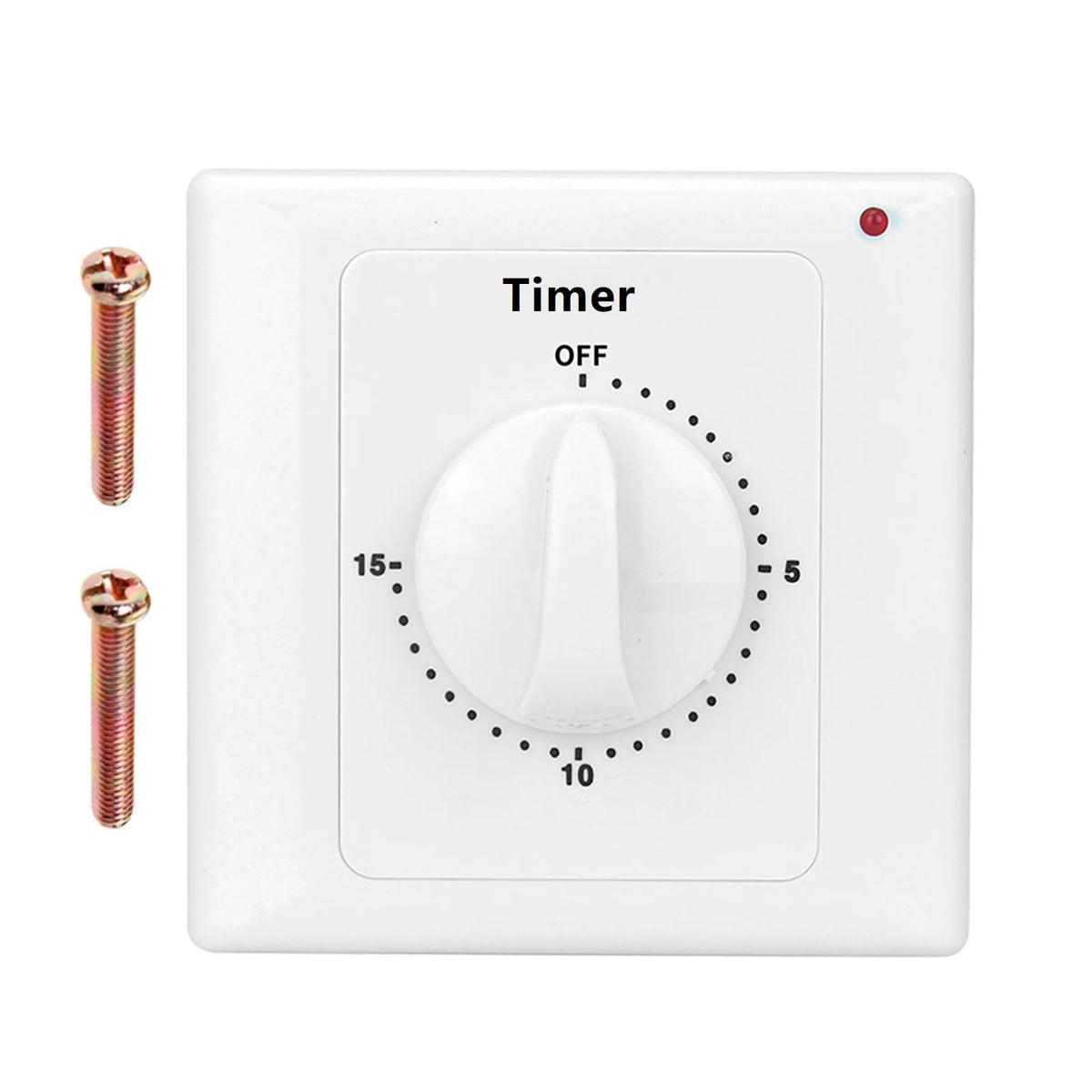 AC220V Countdown Timer Switch 1–120 Min | 86 Panel, 2000W Countdown Timer Switch Babs TIMING 15MIN