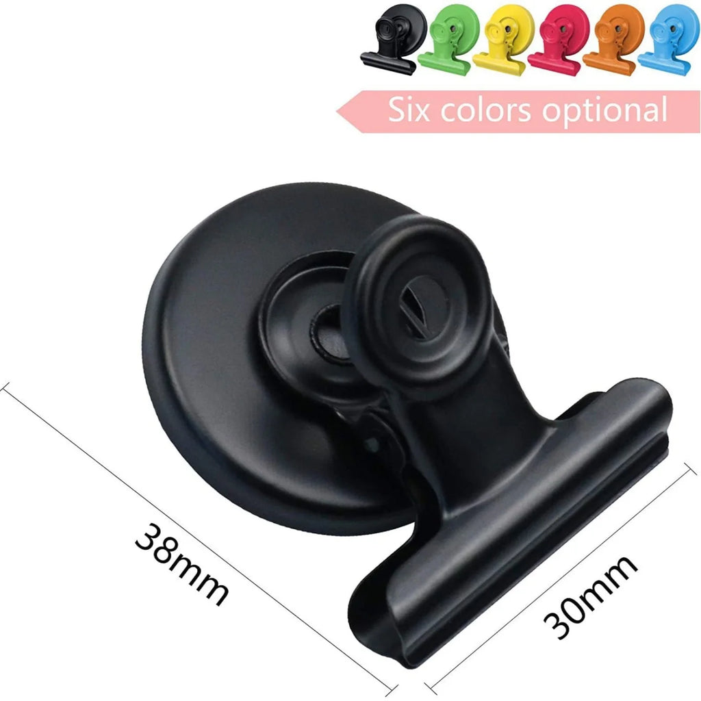 12Pcs Round Magnetic Clips – Heavy Duty Whiteboard Magnets Magnetic Clips Babs