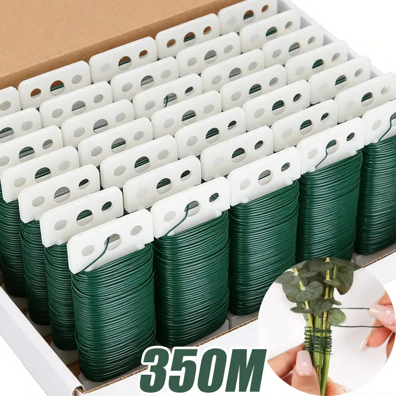 Flexible Green Floral Wire for Wreaths, Garlands & DIY Crafts Floral Craft Wire Babs