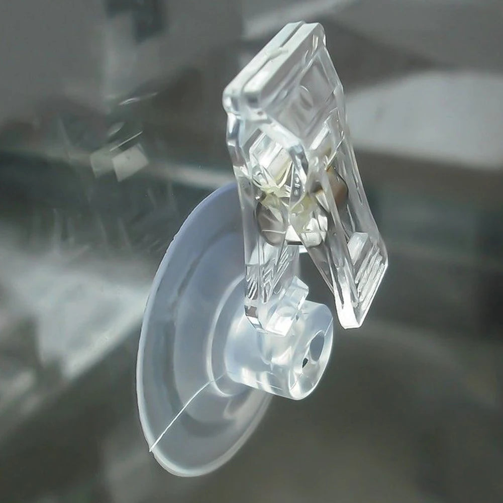 Clear Suction Cup Wall Clip – Multifunctional ABS Clamp 10-Pack Suction Cup Clip Babs