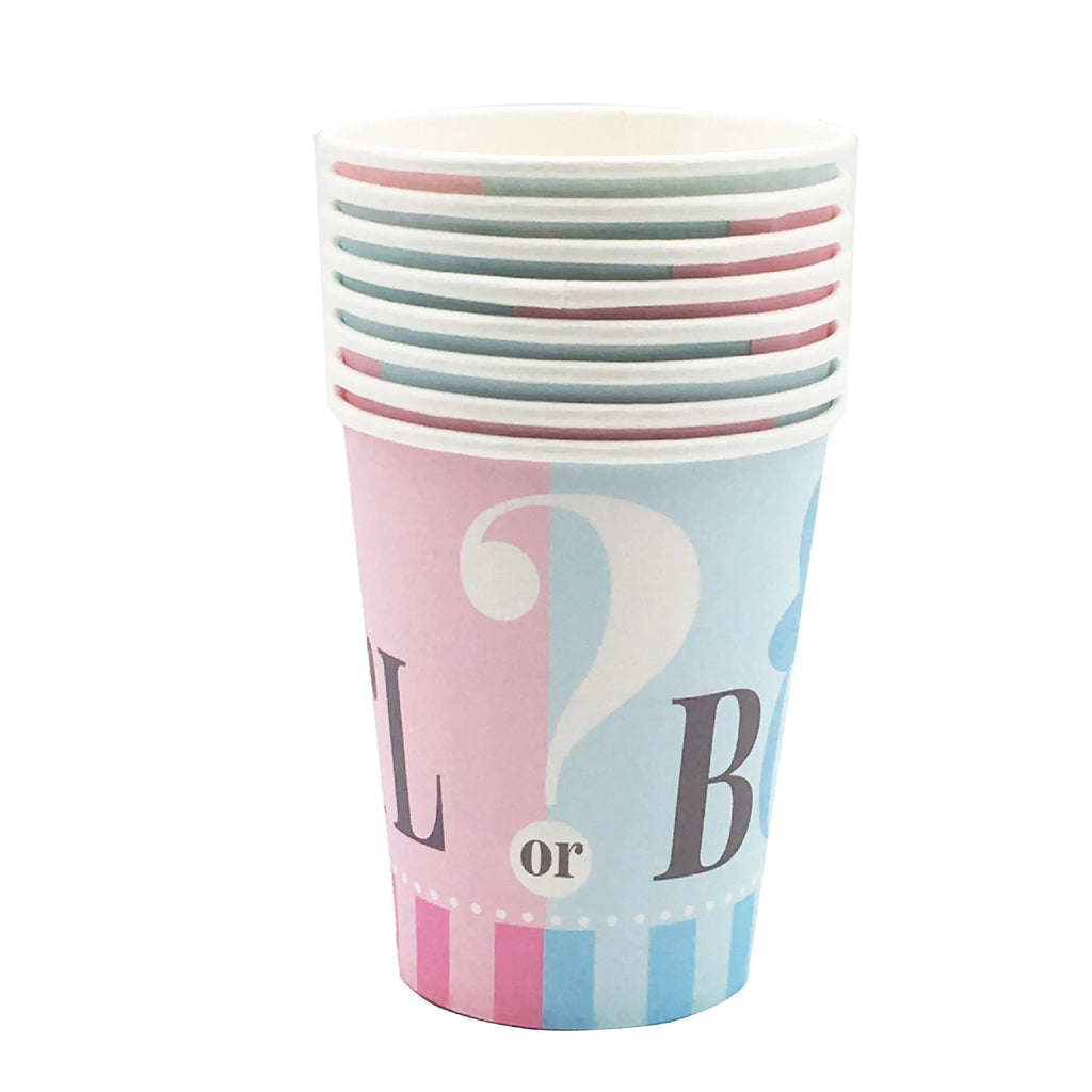 Gender Reveal Disposable Tableware Set – Baby Shower Party Disposable Tableware Set Babs