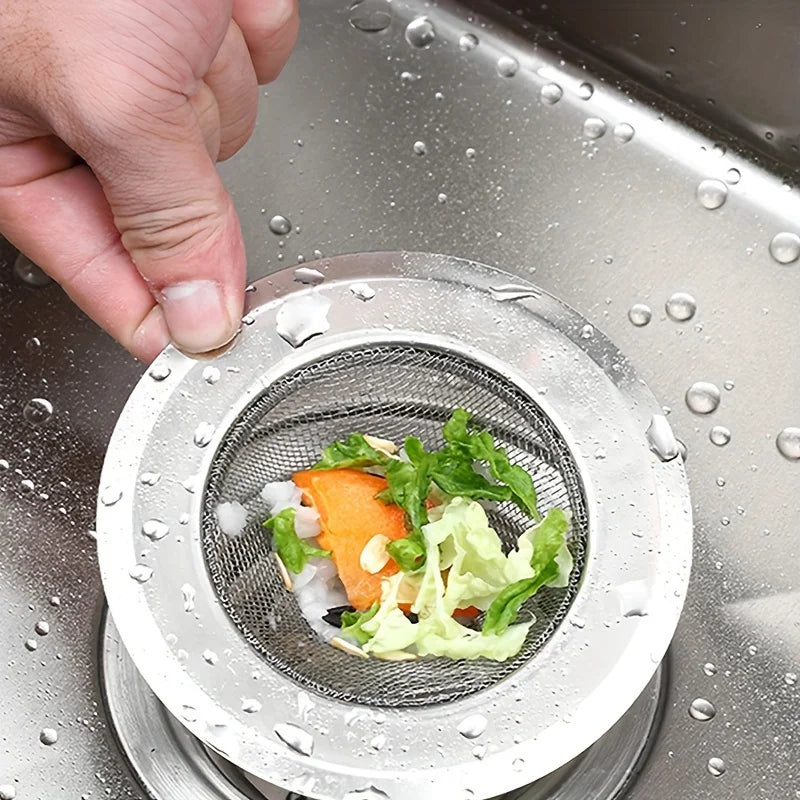 Stainless Steel Sink Strainer – Kitchen & Bathroom Drain Filter Sink Drain Strainer Babs