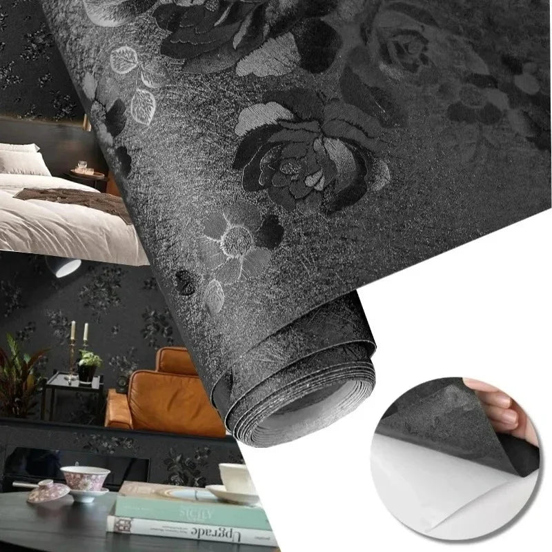 3D Floral Peel & Stick Wallpaper – Self-Adhesive Contact Paper Peel & Stick Wallpaper Babs