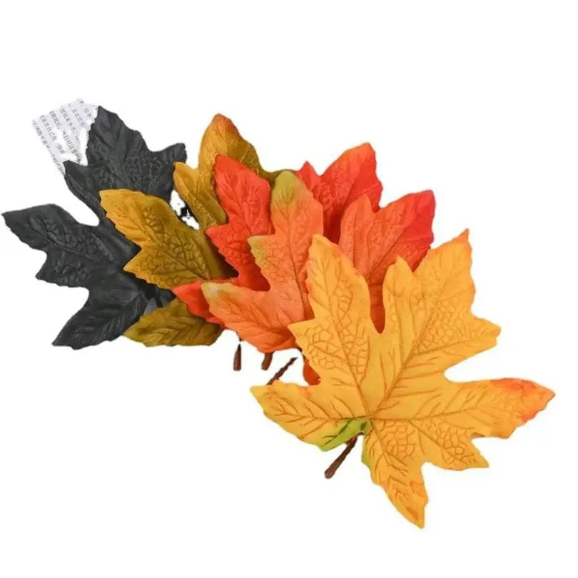 Silk Maple Leaves Artificial Fall Decor 20/40 Pcs – XIAOYINMO Artificial Decorative Leaves Babs