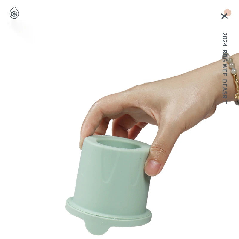 Silicone Cylinder Ice Cube Mold with Lid for 20/30/40oz Tumblers Silicone Ice Cube Mold Babs