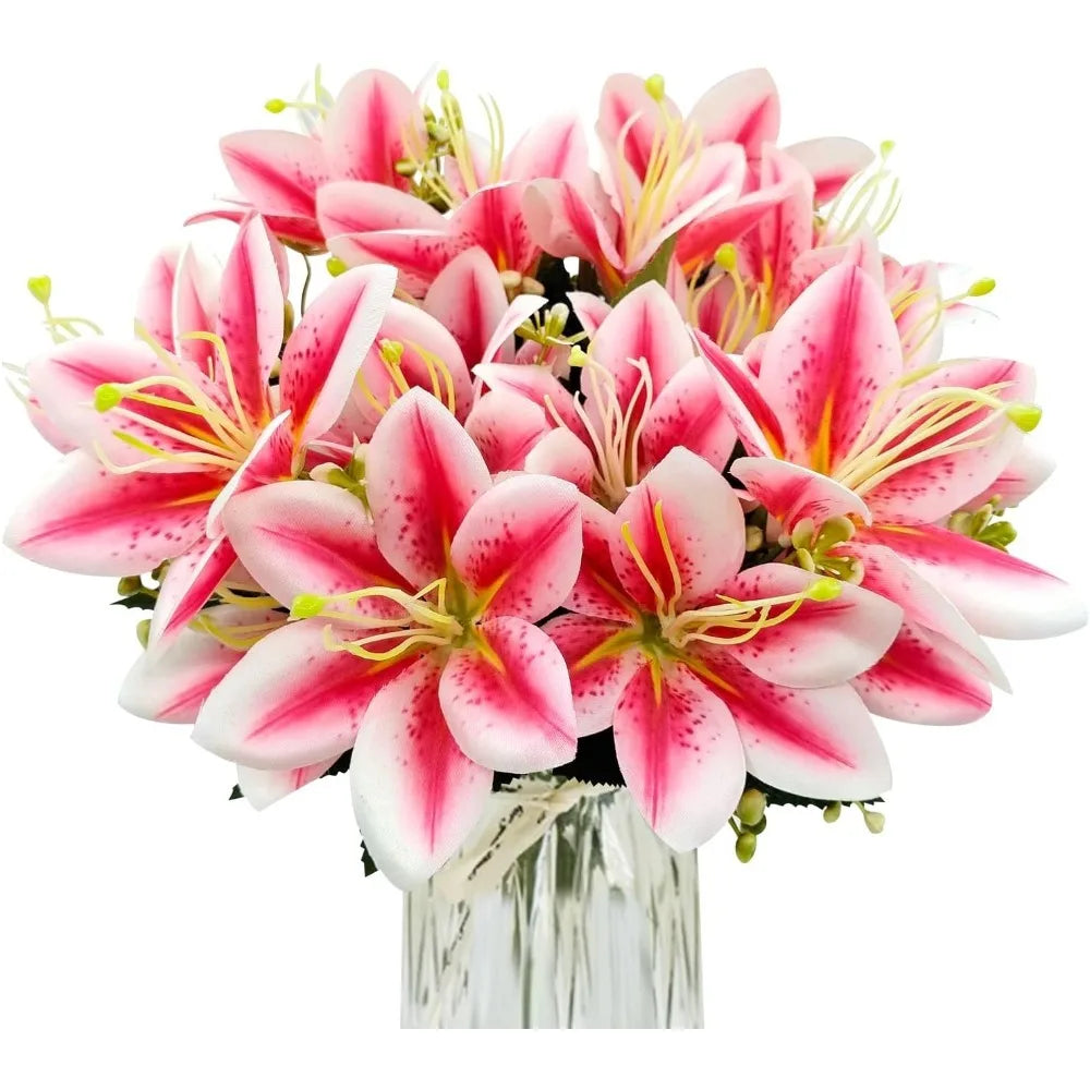 35cm Silk Orchid Artificial Flower Bouquet – Wedding & Home Decor Artificial Flower Bouquet Babs