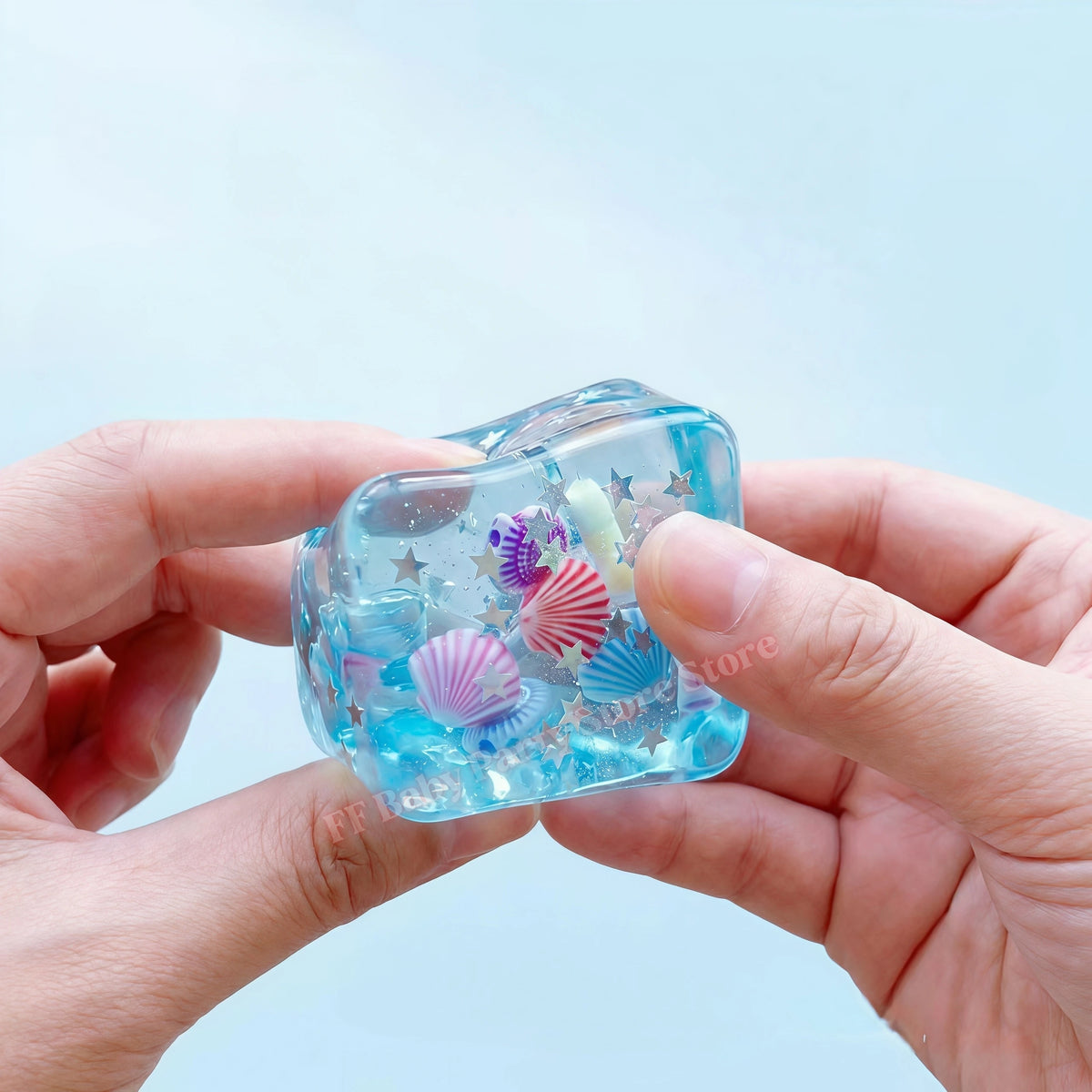 Ocean Shell Slow Rising Squishy Sensory Fidget Toy – Mochi Ball Squishy Fidget Toy Babs