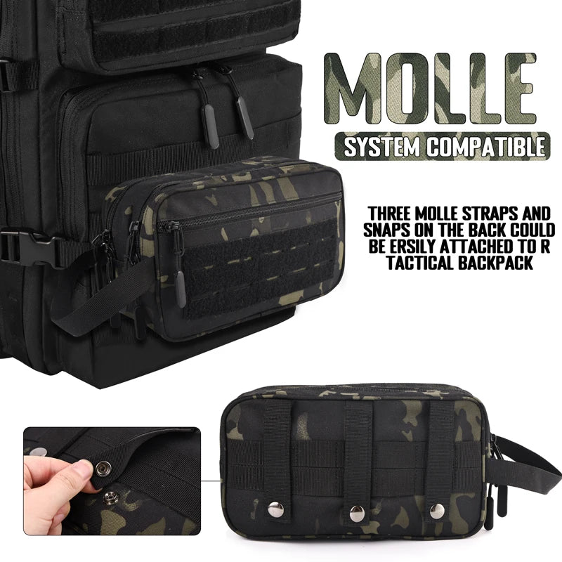 Tactical Toiletry Bag | Military Travel Hygiene Kit for Men Tactical Toiletry Bag Babs