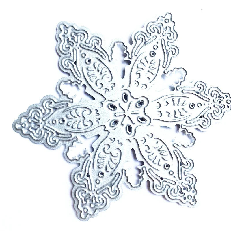 Snowflake Cutting Dies for Scrapbooking – Carbon Steel Paper Craft Die Babs 1