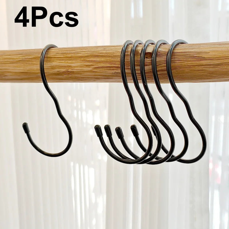 4-Pack Purse Hangers for Closet – Twist Design Bag Hooks Closet Organizer Hooks Babs 4Pcs