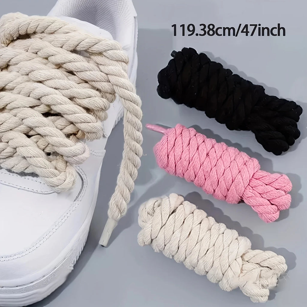 Handmade Braided Nylon Shoelaces – Durable Round Canvas Shoe Laces Braided Shoelaces Babs