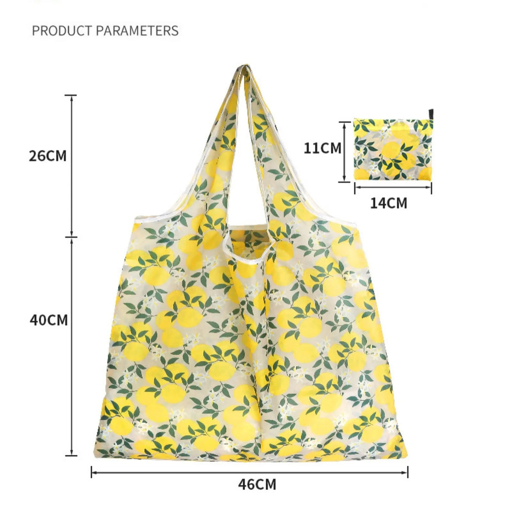 Reusable Foldable Grocery Tote Bag – Large Washable Shopping Bag Reusable Shopping Tote Babs