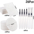 3D Magic Foam Texture Painting Paper Set with Water Brush Kids Art Craft Set Babs 26pcs set
