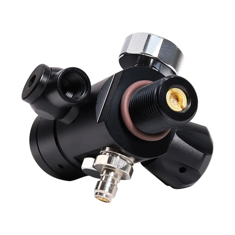 Scuba Diving Cylinder Valve – High-Pressure Air Filling Station Scuba Cylinder Valve Babs Black NONE