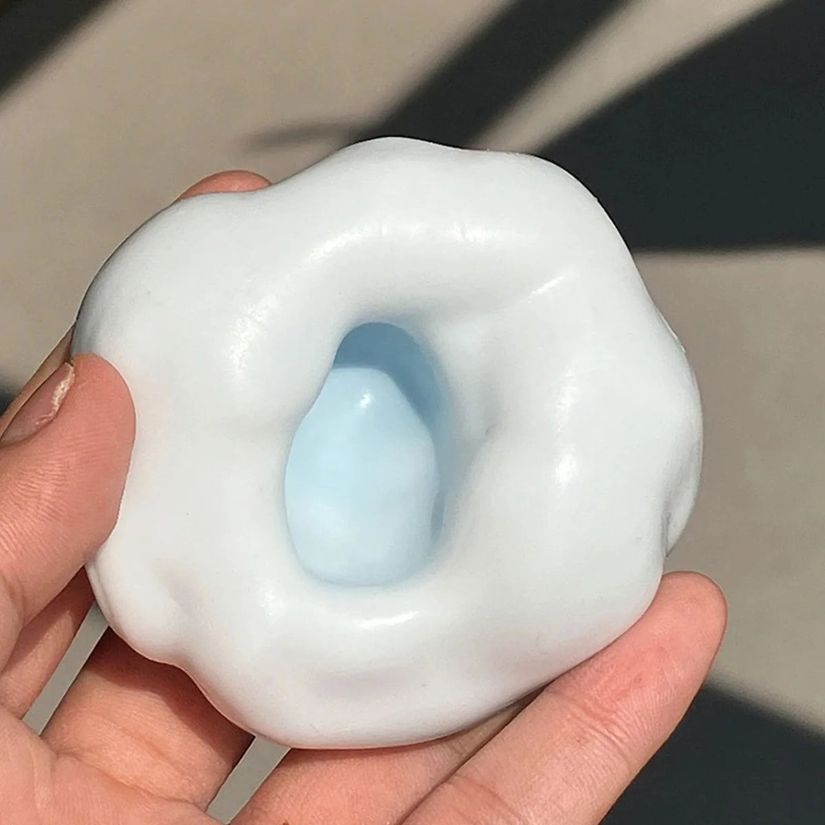 Squishy Stress Ball – Soft Handmade Sensory Squeeze Fidget Toy Sensory Fidget Toy Babs Blue One Size