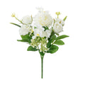 Silk Rose Artificial Flower Wreath – Wedding & Home Decor Artificial Flower Wreath Babs Beige 1 pc