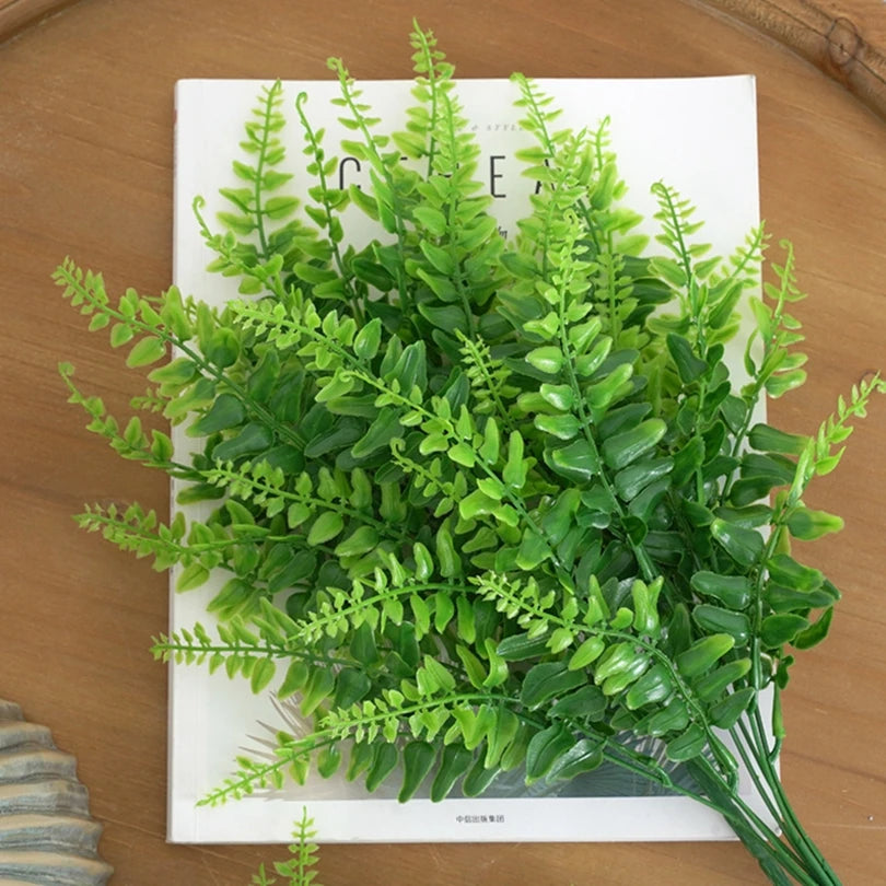 Artificial Persian Fern Leaves – Faux Plant Home & Wedding Decor Artificial Fern Leaves Babs