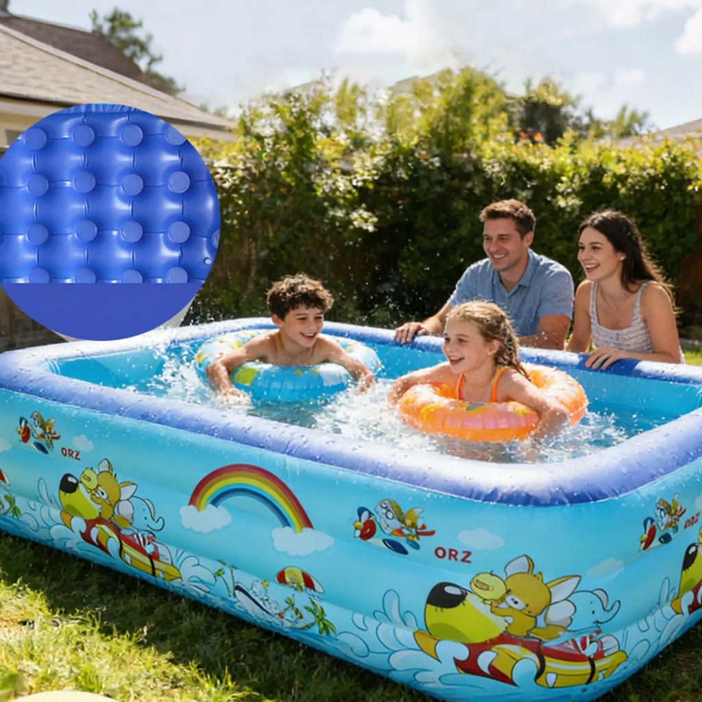 Inflatable Kids Swimming Pool – Family Backyard Pool S/M/L Inflatable Swimming Pool Babs
